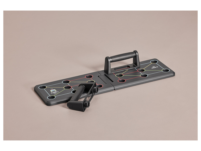 CRIVIT Push-up-Board / Fitnessroller, mit ergonomischen Griffen