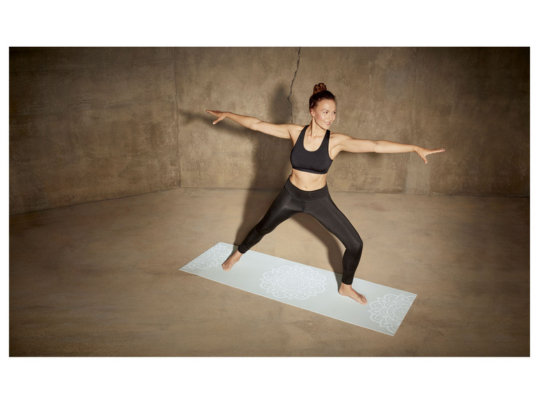 CRIVIT Yogamatte 180 x 60 cm, mit Tragegurt