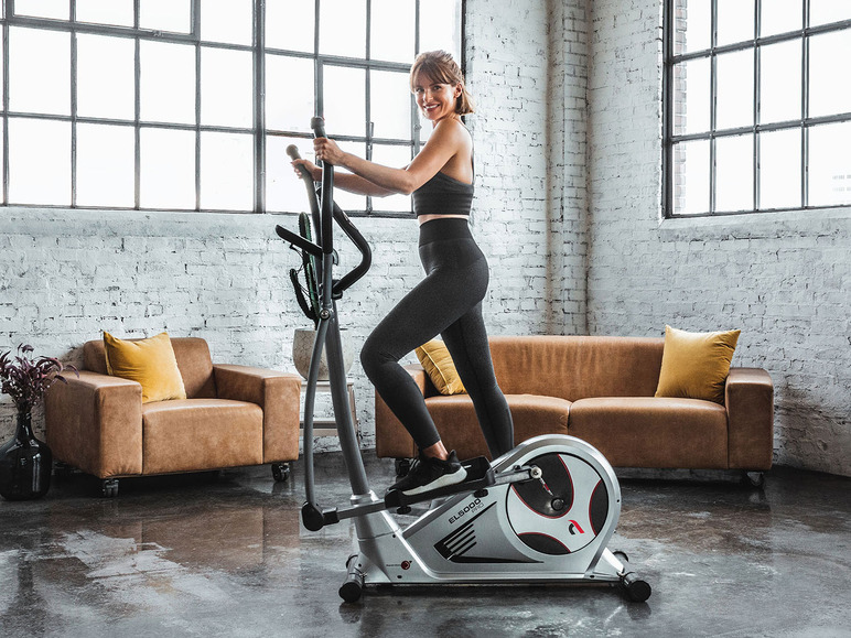 Christopeit Sport Crosstrainer EL 5000 Pro (Empfänger für drahtlosen Pulsmessgurt im Computer enthalten)