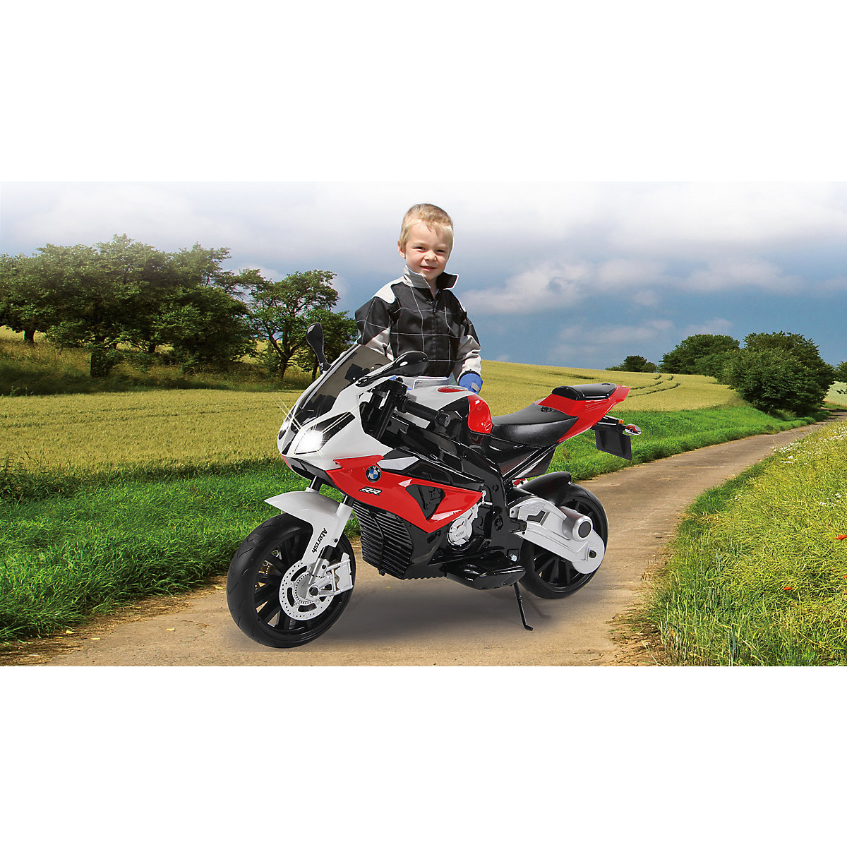 Ride-on Motorrad BMW S1000RR rot 12V