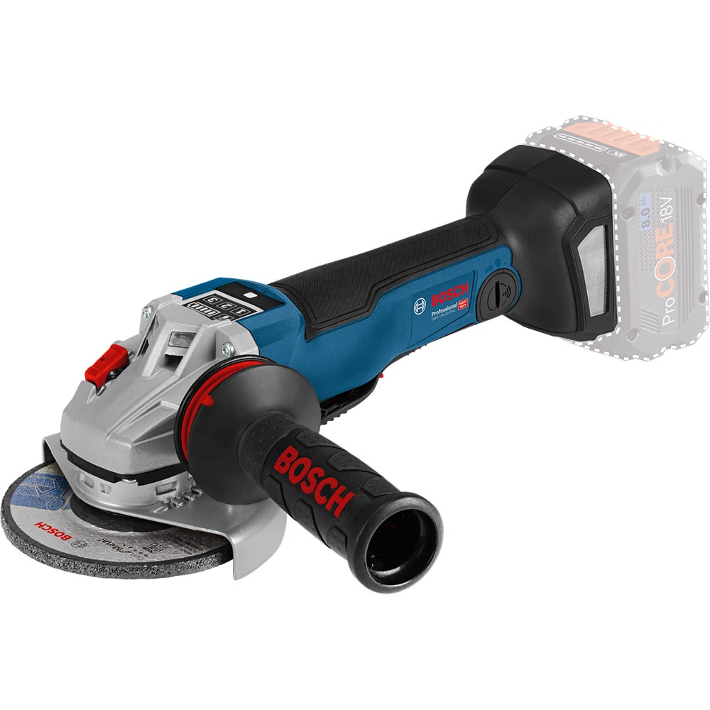 BOSCH 18V Brushless 125mm Paddle Switch Angle Grinder w. Case Skin GWS 18V-10 PSC 06019G3F0B