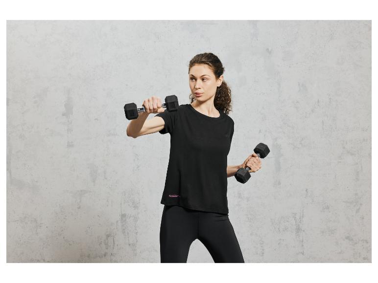 CRIVIT Damen Funktionsshirt, mit Mesh-Einsatz am Rücken