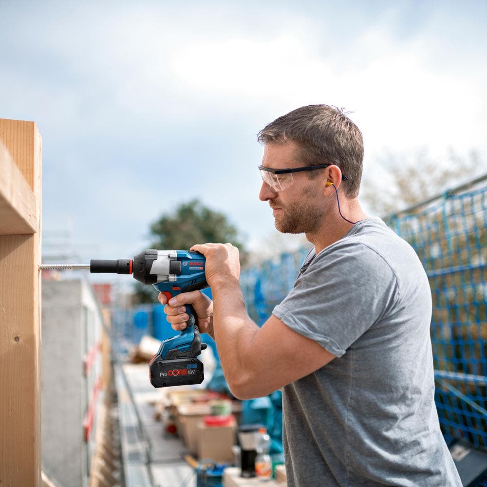 BOSCH 18V Brushless 1/2inch Impact Wrench Skin GDS 18V-1000 0.601.9J8.000