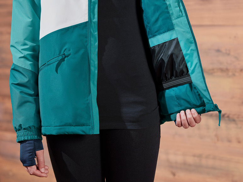 CRIVIT Kinder Skijacke, wasserabweisendes Obermaterial