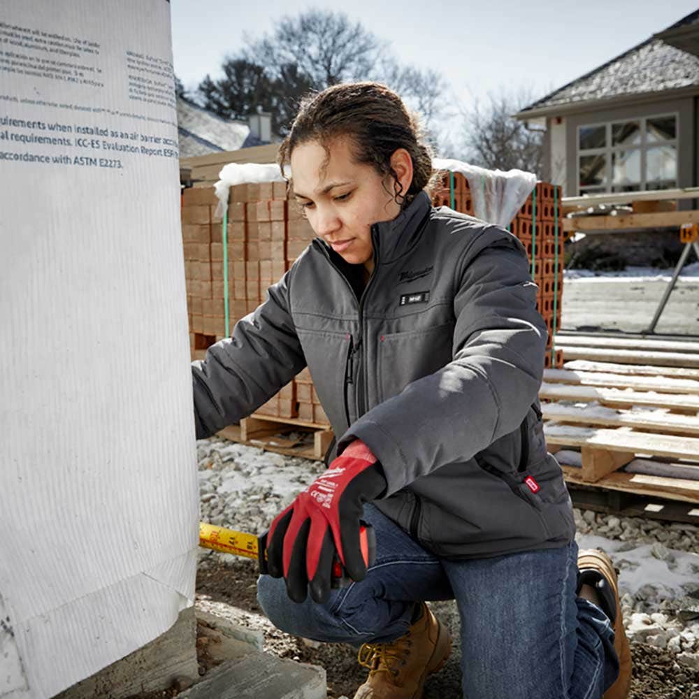 MILWAUKEE M12 AXIS Heated Women's Jacket Grey Skin M12HJWGREY30