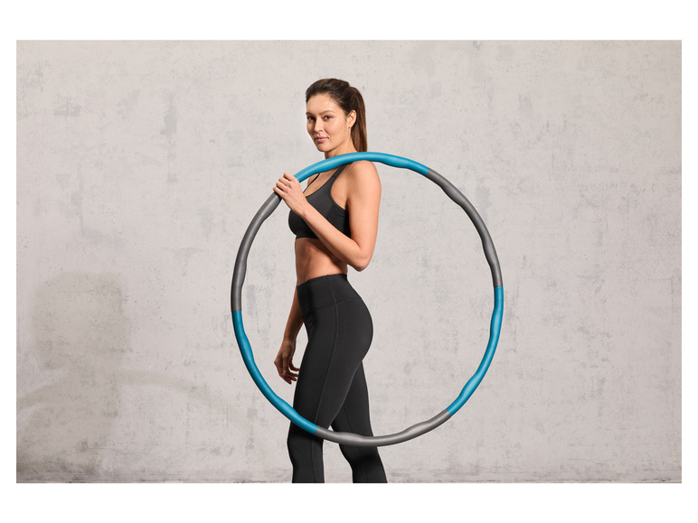 CRIVIT Hula-Hoop-Reifen, Ø 100 cm, 6-teilig
