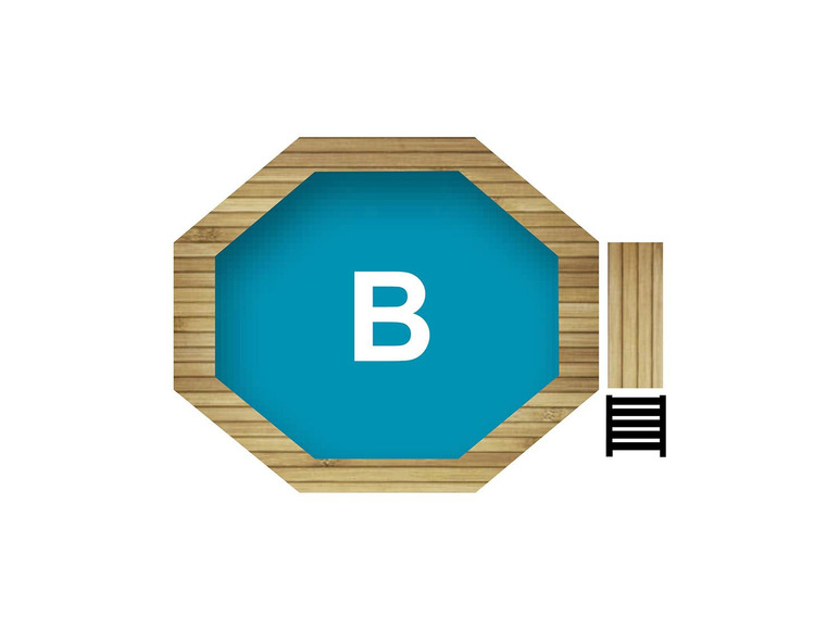 Karibu Karibu Holzpool »Classic«, wahlweise mit Sonnenterrasse