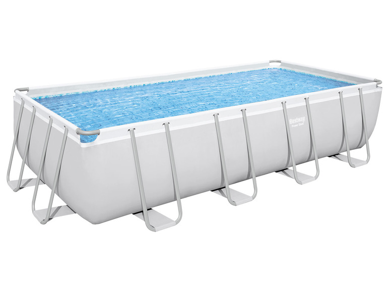 Bestway Power Steel™ Frame Pool Komplett-Set, eckig