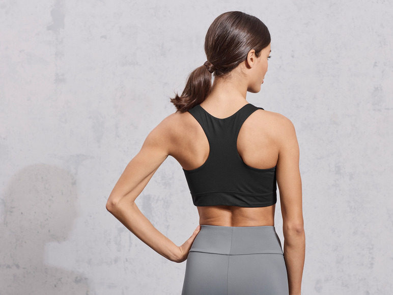 CRIVIT Damen Sportbustier, Light Level, mit formendem Effekt