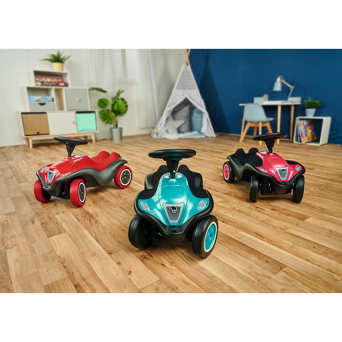 BIG Bobby Car NEXT, rot/schwarz schwarz/rot