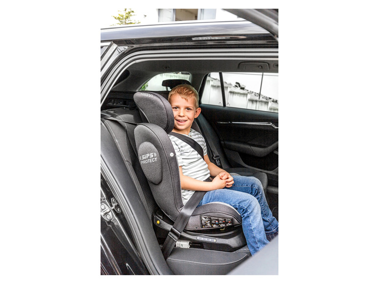 Osann Autokindersitz »Swift360 S«, 360-Grad-Drehfunktion, grau