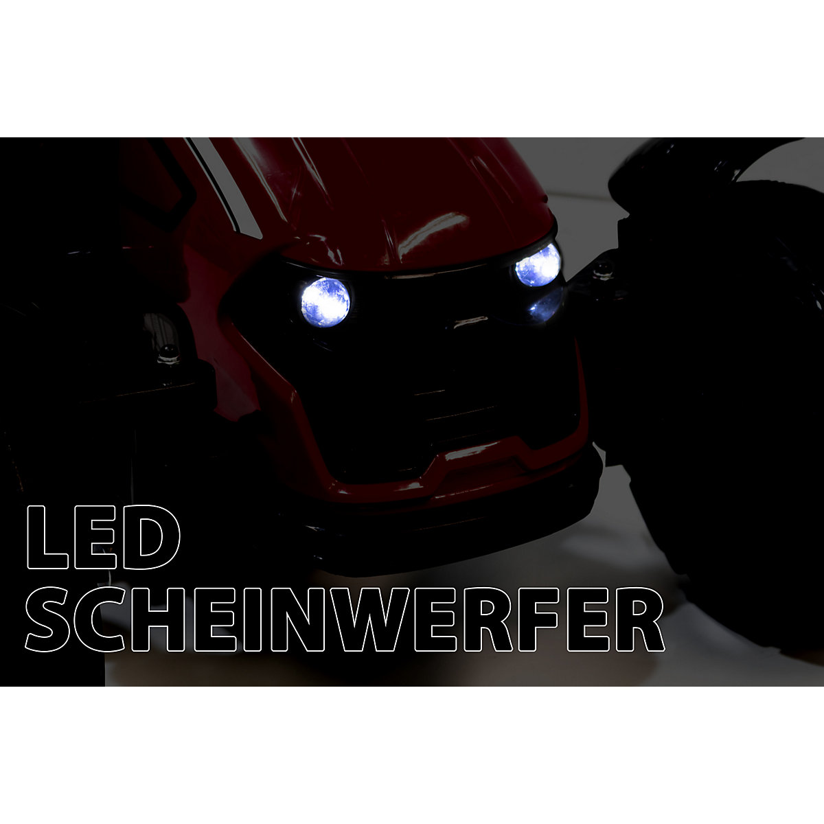 Kidcars Kinder Elektro Traktor 2X30W 12V 7Ah 2.4G RC inkl Anhänger grün