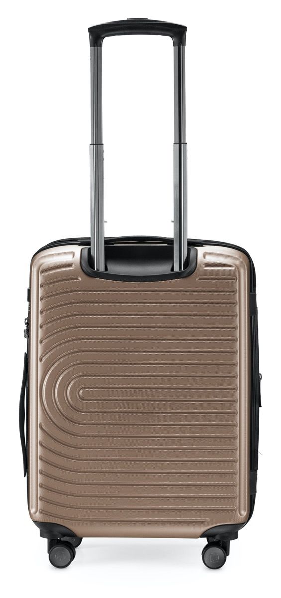 MITTE – hand luggage hard shell champagne matt, TSA, 55 cm, 55 liters