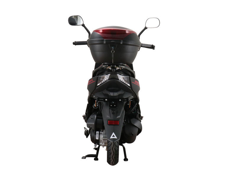 Alpha Motors Mofaroller Speedstar FI 50 ccm EURO 5 mattschwarz inkl. Topcase