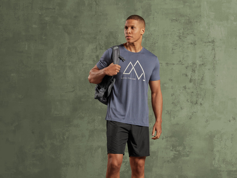 CRIVIT Herren Funktionsshirts, 2 Stück, mit Rundhalsausschnitt