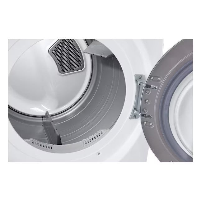 LG 7.4-cu ft Stackable Electric Dryer (White) ENERGY STAR