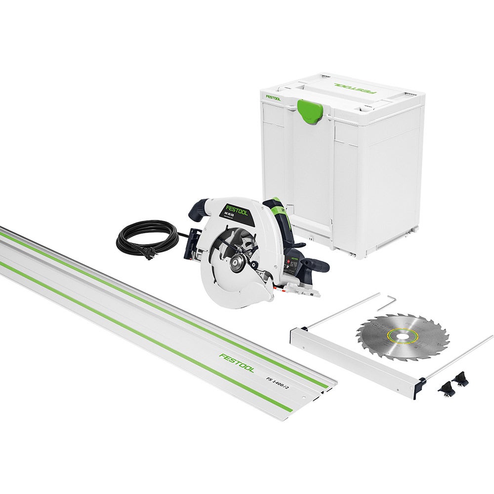 FESTOOL 2300W 230mm Circular Saw in Systainer w/ 1400mm Rail 576139