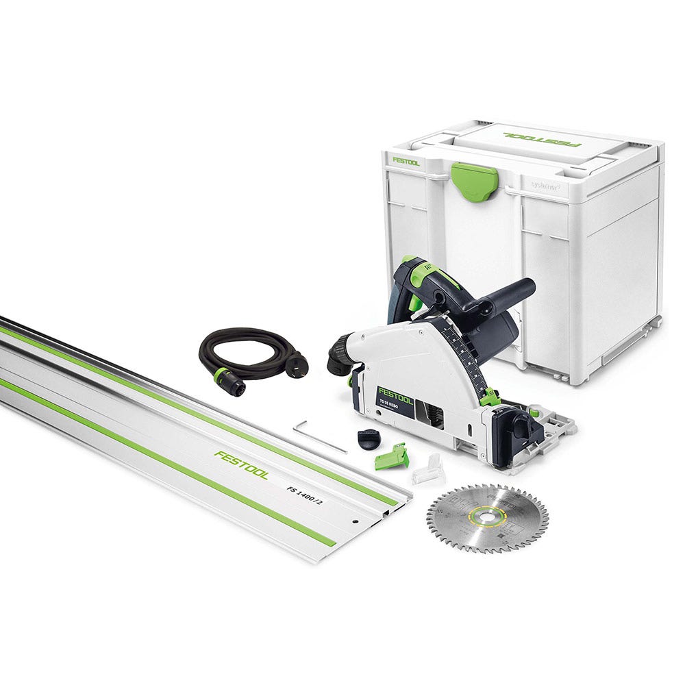 FESTOOL 160mm Plunge Saw w/ 1400mm Rail 577281