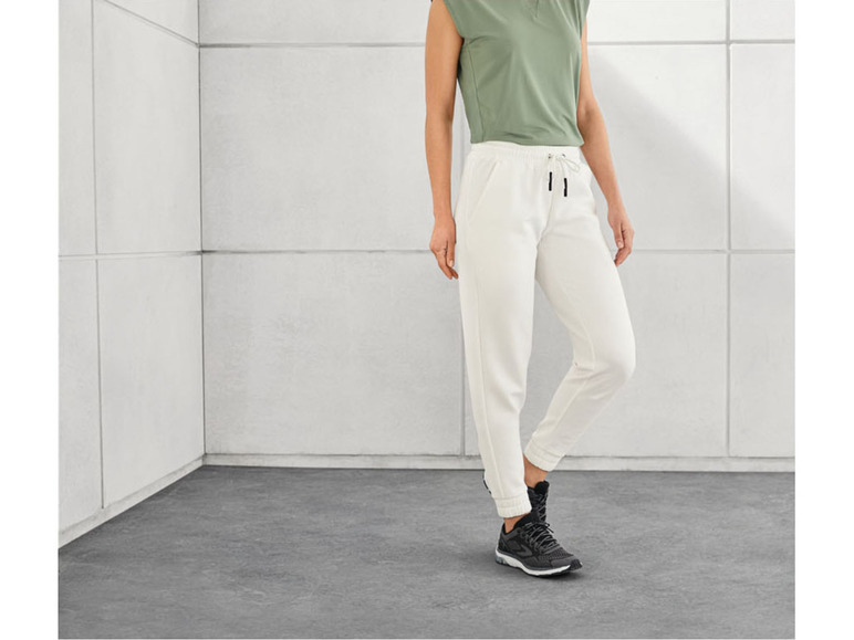 CRIVIT Damen Ripp-Sweathose mit Bündchen