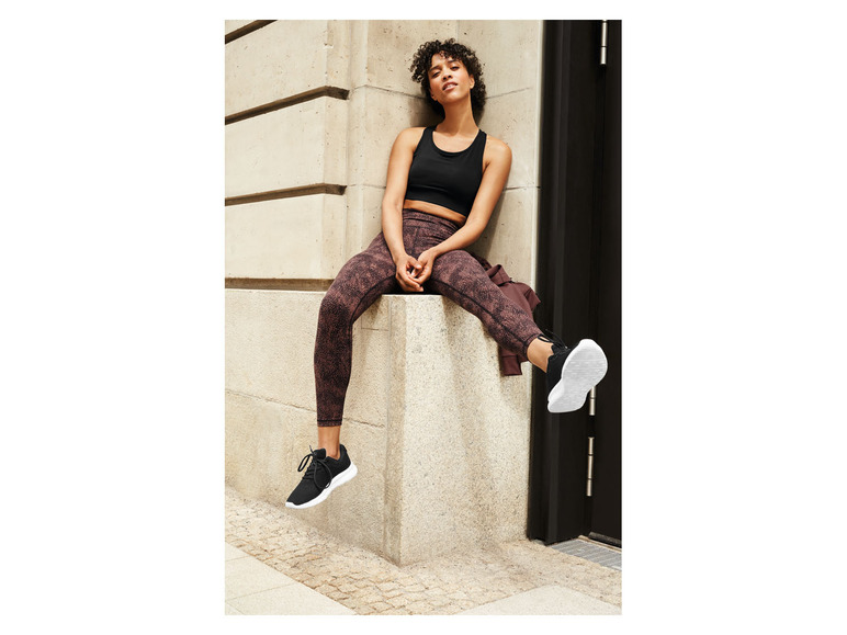 CRIVIT Damen Funktionstights, schnelltrocknend und feuchtigkeitsableitend