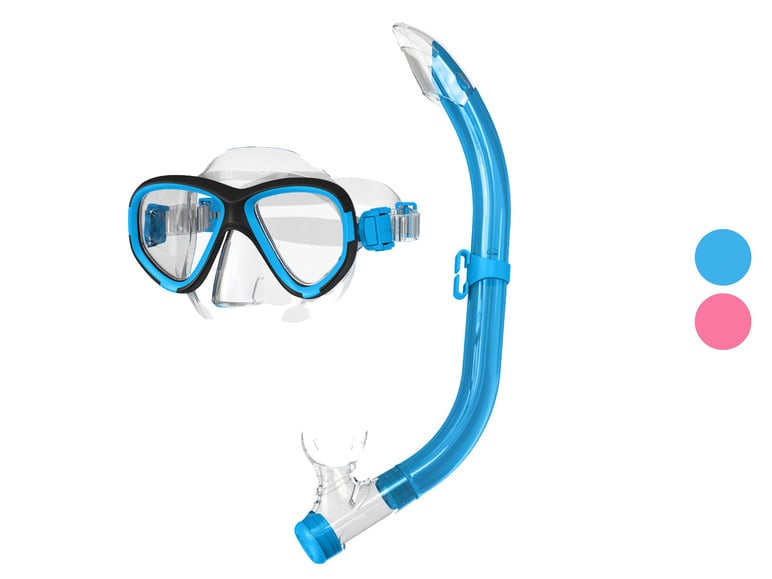 CRIVIT Kinder Schnorchel Set 2tlg.