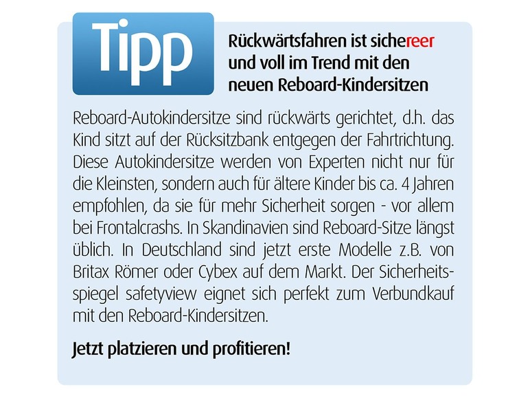 Reer Reer Safety View Sicherheitsspiegel