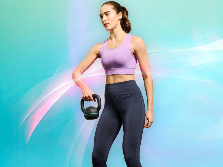 CRIVIT Damen Sportbustier, Medium-Level, mit dynamischer Kühltechnologie