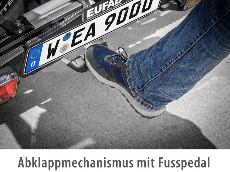 EUFAB Heckträger »Premium III«, für 3 Räder, Abklappmechanismus, abschließbar