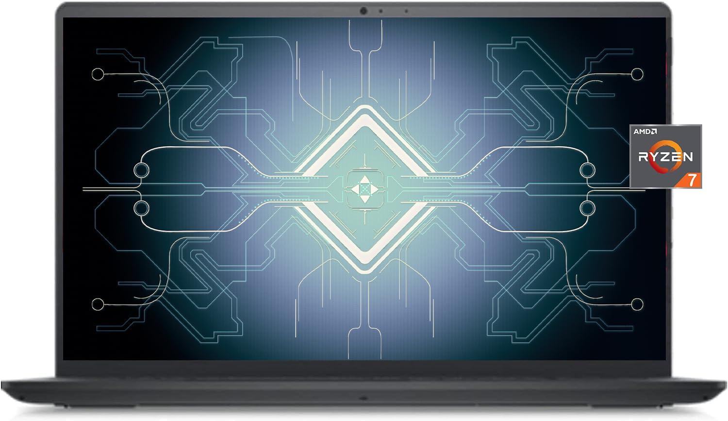 Dell Inspiron 3525 Business Laptop, 15.6 Inch FHD, AMD Ryzen 7 5825U, Windows 11 Pro, 32GB RAM, 1TB SSD, Wi-Fi, HDMI, Bluetooth, Type-C, Long Battery Life, Carbon Black