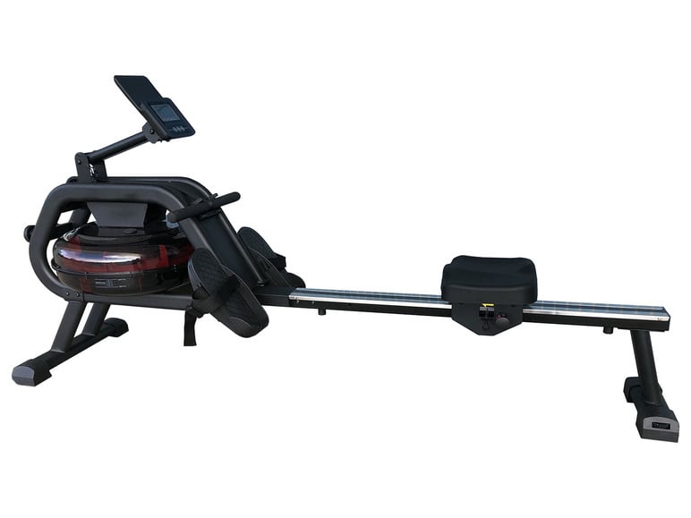 body coach Wasser-Rudergerät Gold Coast Rower Ruderzugmaschine Wasser-Bremssystem inkl. Brustgurt
