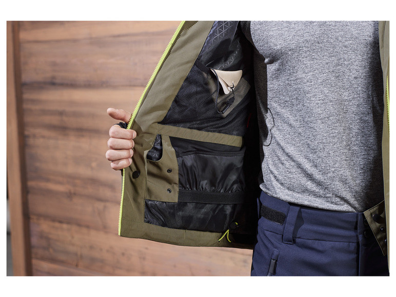 CRIVIT Herren Skijacke mit RECCO®-Ortungssystem