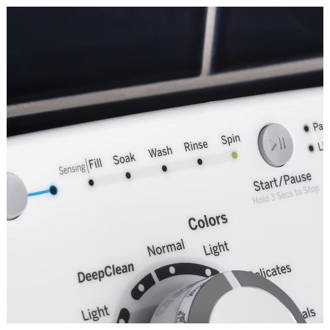 GE 4.5-cu ft High Efficiency Agitator Top-Load Washer (White)