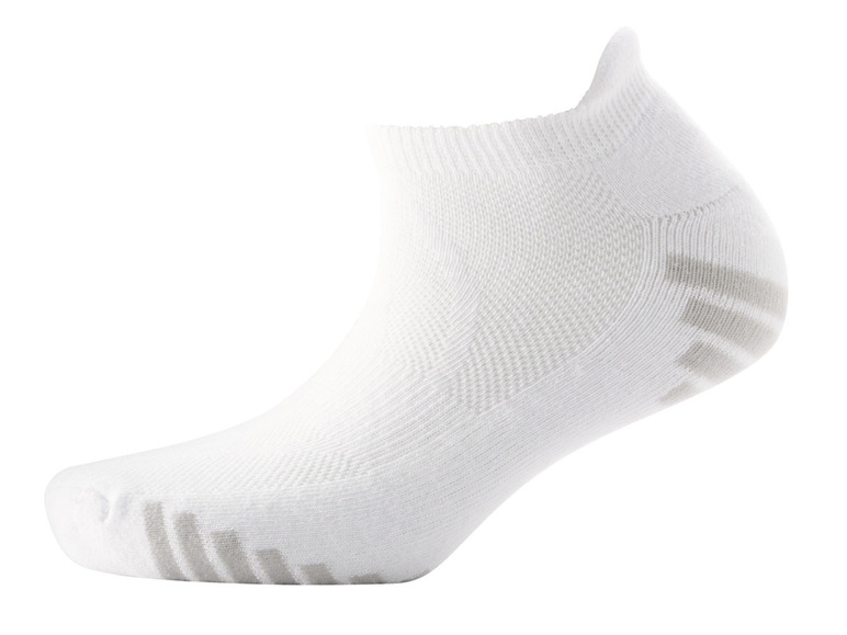 CRIVIT Herren Funktions-Sneakersocken, 5 Paar, mit Bio-Baumwolle