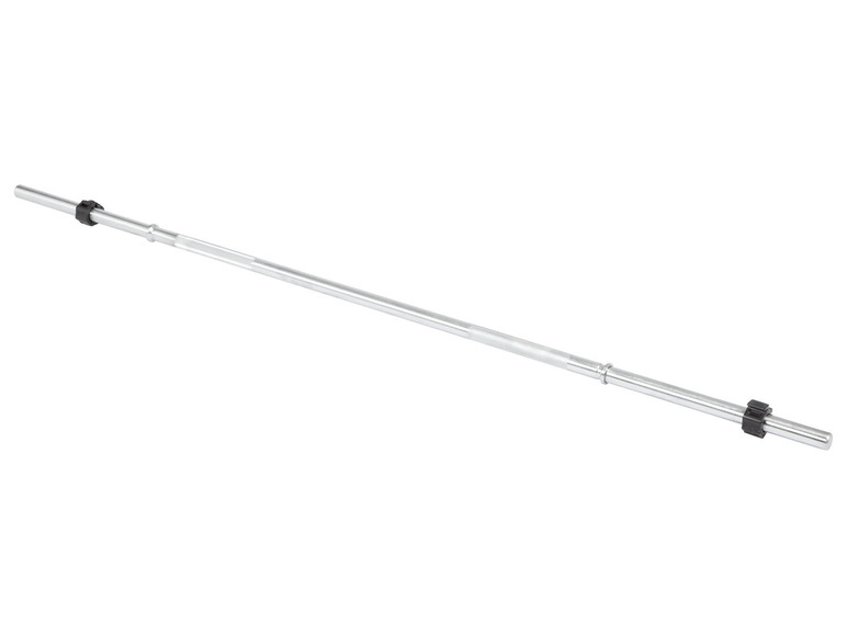 CRIVIT Langhantelstange, 180 cm, mit 2 Klemmverschlüssen