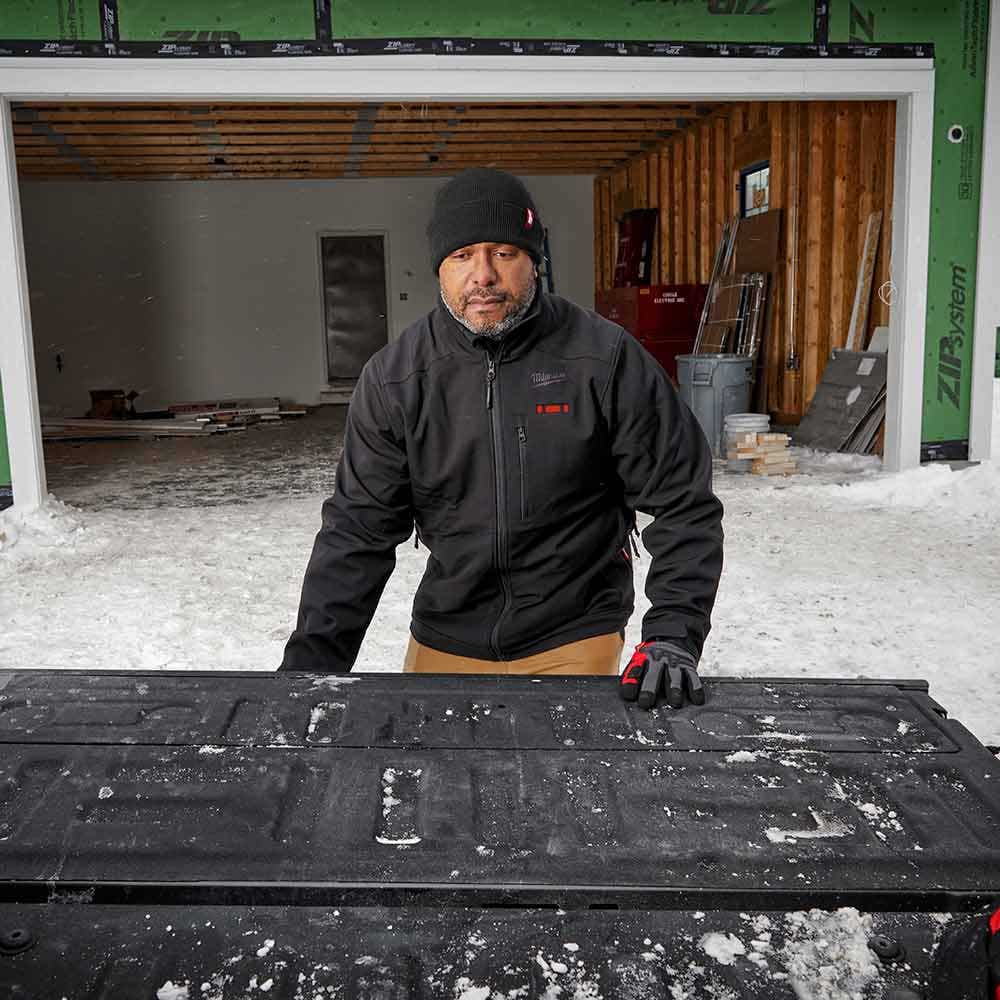 MILWAUKEE 12V Heated TOUGHSHELL Jacket Black Skin M12THJBLACK0