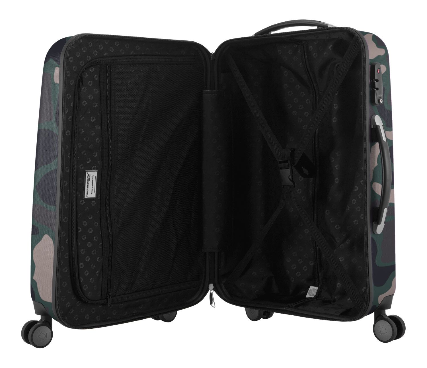 Wedding - hand luggage hard shell apple green matt, TSA, 55 cm, 42 liters