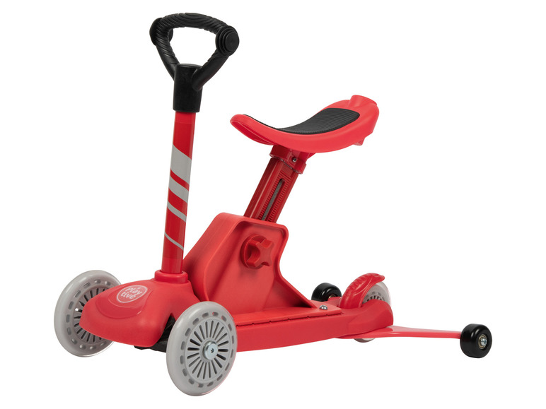 Playtive 4-in-1 Tri-Scooter, mit höhenverstellbarem Sattel