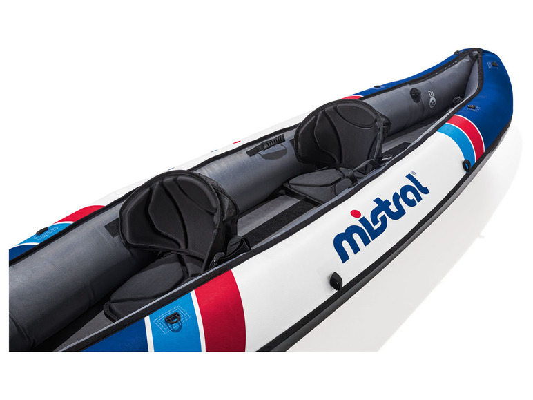 Mistral Nylon Kajak, 3-Luftkammersystem, mit 2 Doppelpaddeln
