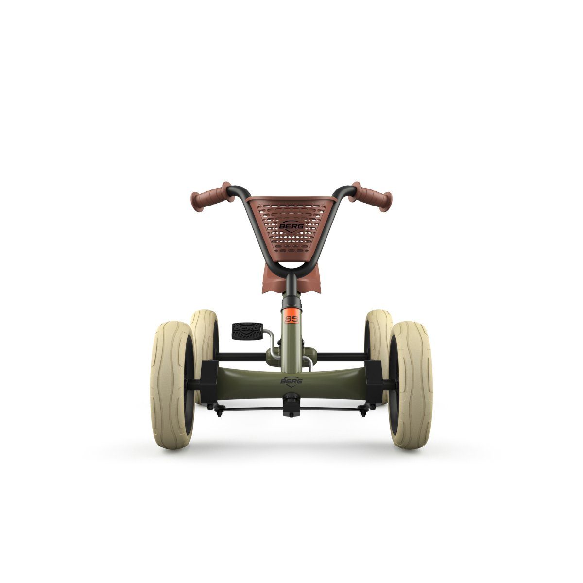 Berg Kinderfahrzeug-Räder Berg Pedal Gokart Buzzy Retro Green