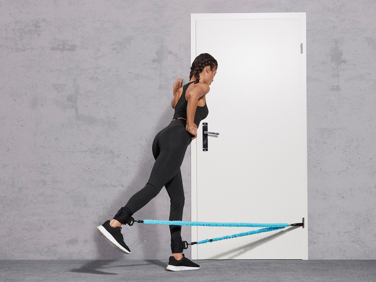 CRIVIT Fitness-Set mit Expandern, in drei Stärken