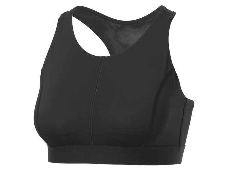 CRIVIT Damen Sportbustier, High-Level, mit Mesh-Einsätzen