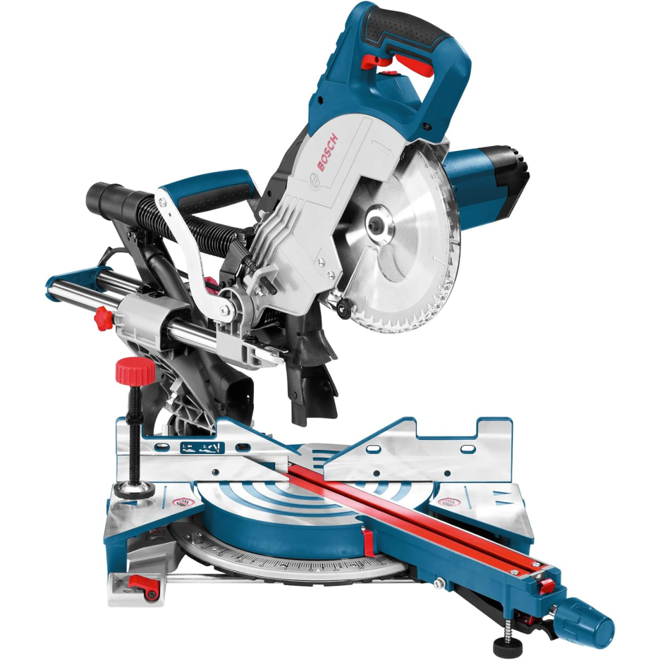 Bosch Professional GT GCM 8 SJL + GTA 2600 Professional Frame Radial Miter Saw, Blue