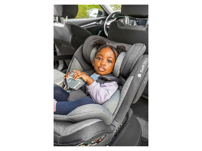 Osann Autokindersitz »Swift360 S«, 360-Grad-Drehfunktion, grau