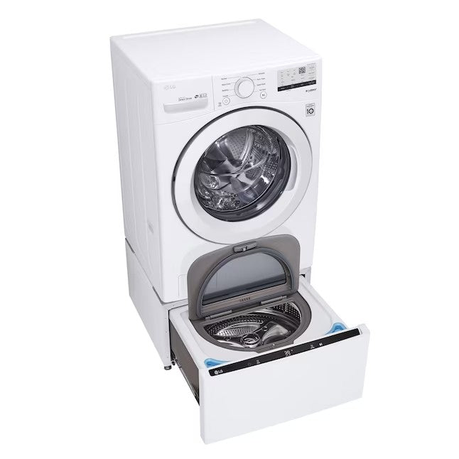 LG 4.5-cu ft High Efficiency Stackable Front-Load Washer (White) ENERGY STAR