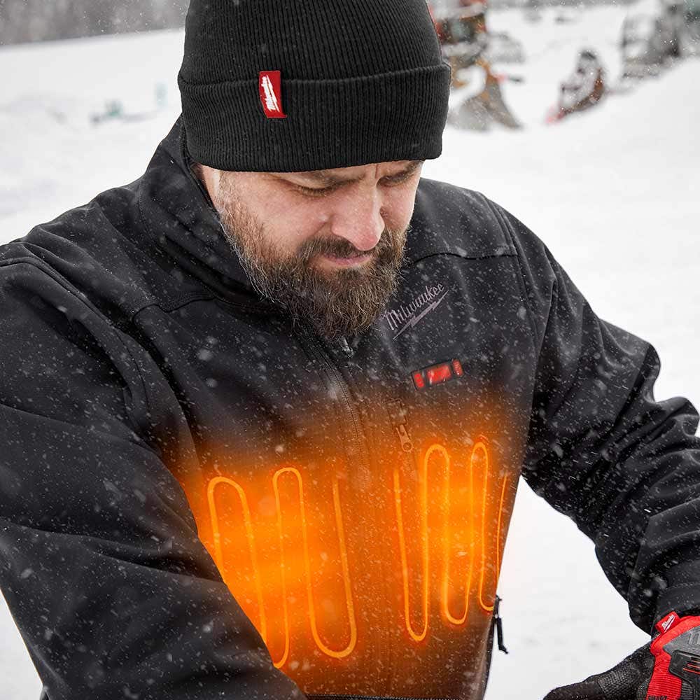 MILWAUKEE 12V Heated TOUGHSHELL Jacket Black Skin M12THJBLACK0