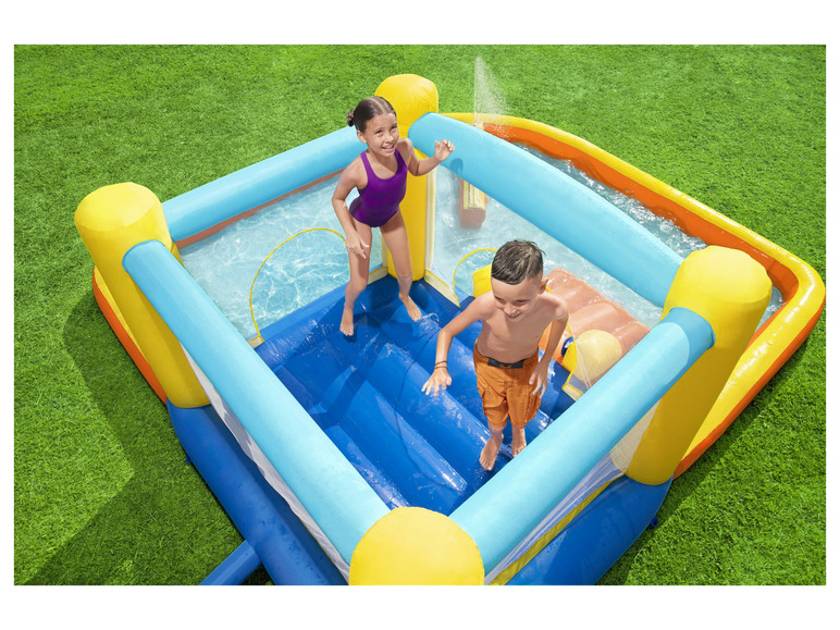 Bestway H2OGO!® Mega-Wasserpark Beach Bounce™ mit Dauergebläse