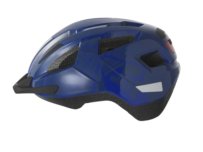 CRIVIT Kinder-Fahrradhelm, mit abnehmbarem Rücklicht