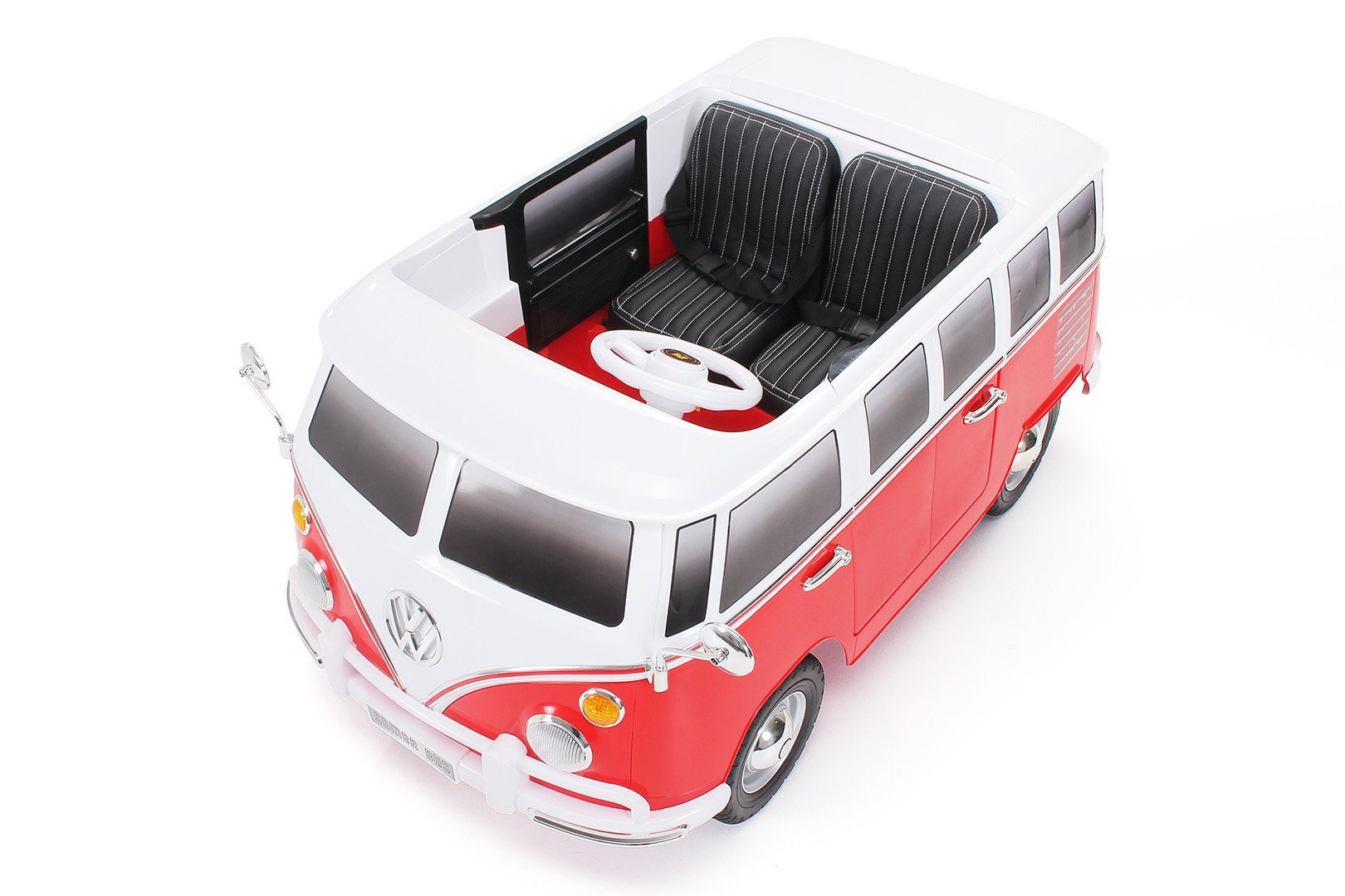 Actionbikes Motors electric children's car electric car VW Bus Bulli T1, load capacity 40 kg, (2 pieces), EVA solid rubber tires - VW Bulli - from 3 years. Children's electric car
