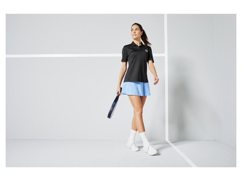 CRIVIT Damen Funktionspolo, atmungsaktive Struktur