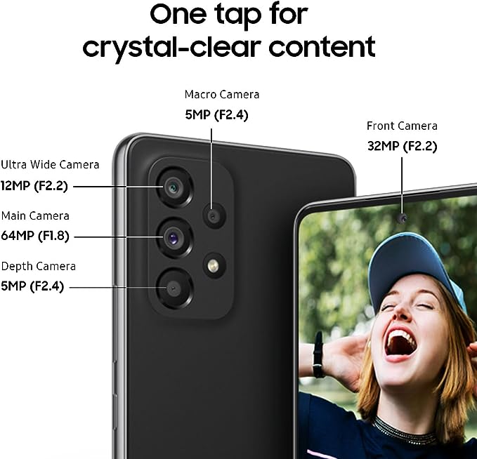 SAMSUNG Galaxy A53 5G A Series Cell Phone, Android Smartphone